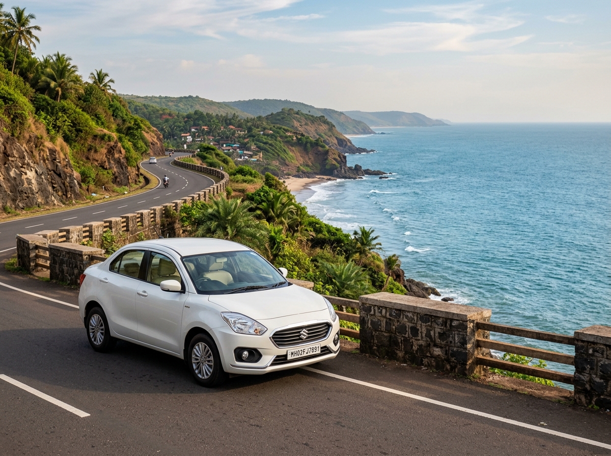Swift Dzire 4 Seater Sedan Car Rental Somnath - Journey Tours